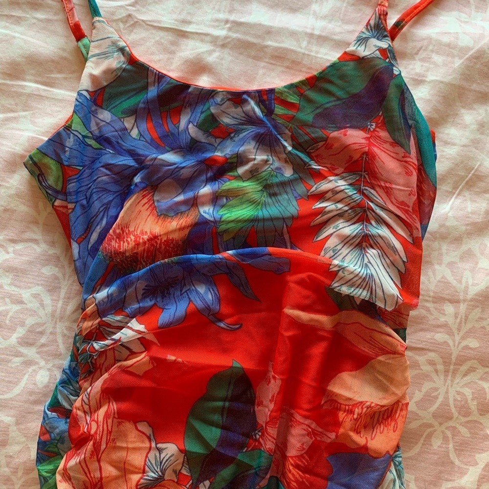 Tropical Summer Dress, Small